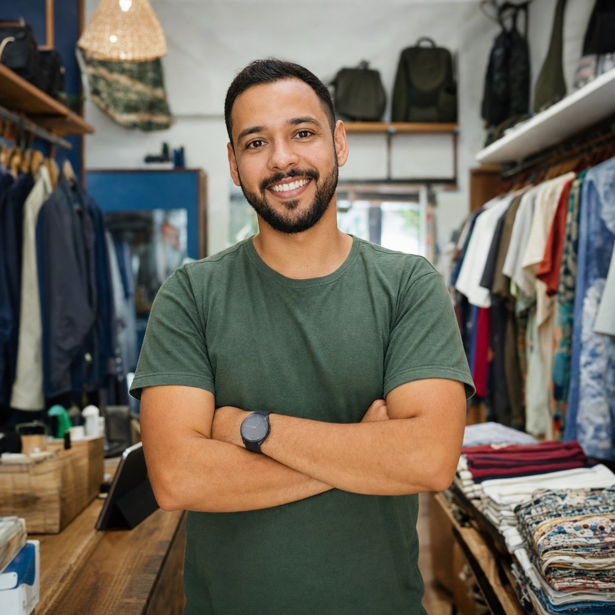 João Henrique, dono de loja de roupas em Feira de Santana